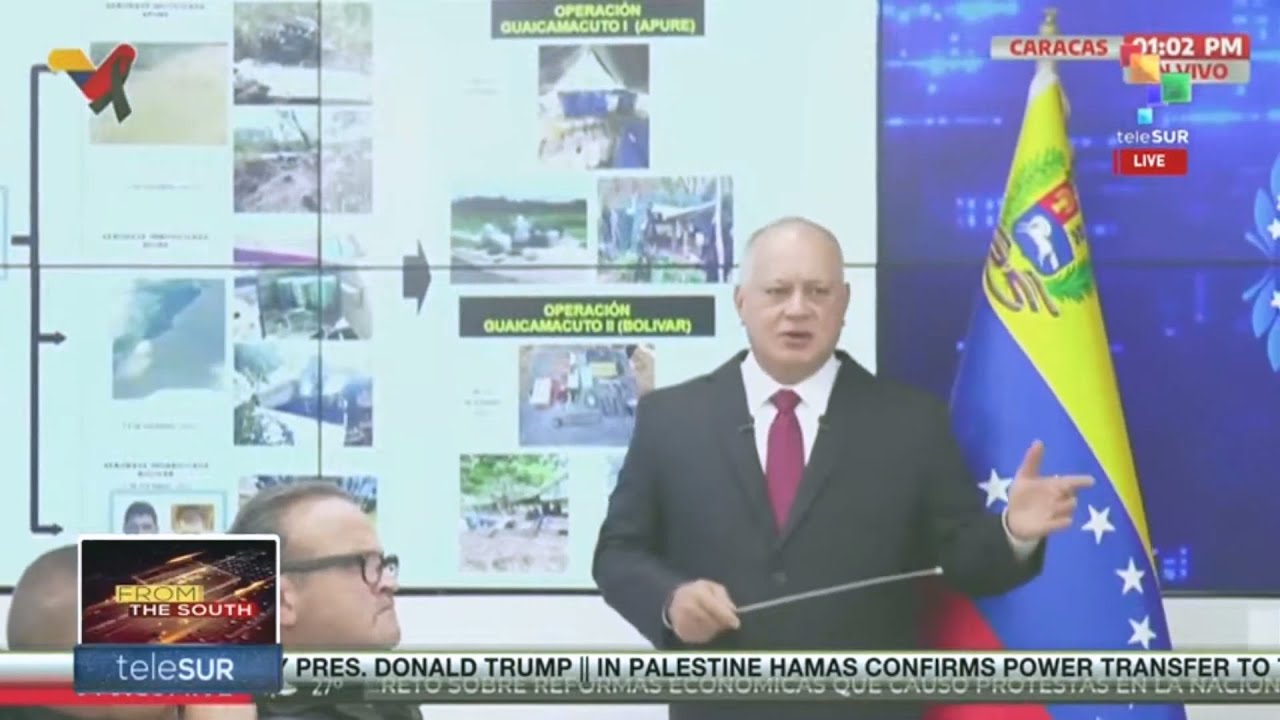 Диосдадо Кабельо: этот арест стал тяжелым ударом для торговцев людьми.