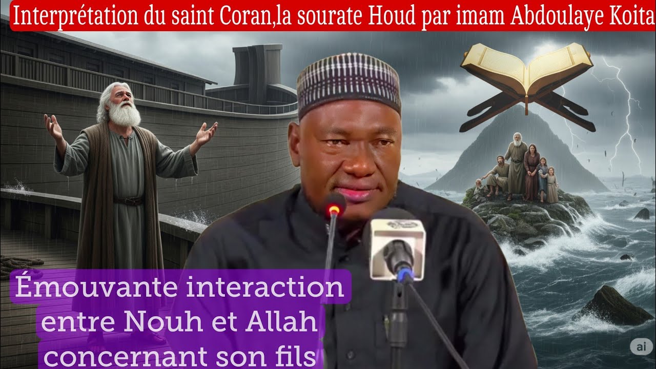Sourate Houd Tafsir saint Coran par imam Abdoulaye Koita,émouvante interaction entre Nouh et Allah