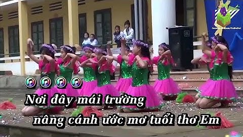 Chắp Cánh Ước Mơ - Tốp Ca Thiếu Nhi - Karaoke HD Có Lời