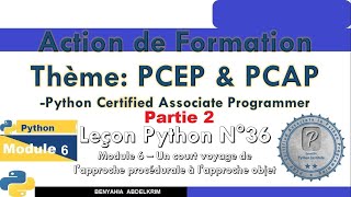 Python Lesson No. 36 Part 2 Module 6: From Procedural to Object-Oriented Approach