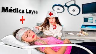 LAYRA BECAME A DOCTOR TO TAKE CARE OF THE GIRL WHO WAS ALL INJURED IN THE HOSPITAL!