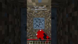 El ile katman kayasına ulaşmak ne kadar sürer? ⛏💎#shorts #minecraft