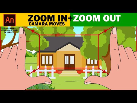 ZOOM IN +ZOOM OUT|LAYER BY LAYER|how to zoom in adobe animate|2d layering and camera movements|