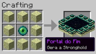 minecraft mas você pode CRAFTAR CASAS INTEIRAS 