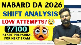 Nabard Da Exam Analysis 2026 Low Attempts Start Preparing For Next Exam ? Arpit Sir