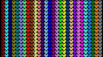 The Team 28 Colors Marble Race in Algodoo