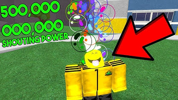 ROBLOX|SHOUTING SIMULATOR GAMEPLAY