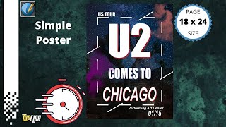 Music Poster: Speed Art (Scribus) screenshot 4