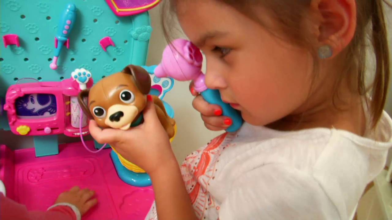 Doc McStuffins Pet Vet Checkup Center w/ 25 Pieces and Sound on QVC