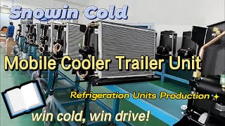 🎬 [Factory Tour] Mobile Cooler Trailer Production | Snowin Cold Industry ❄️🚛