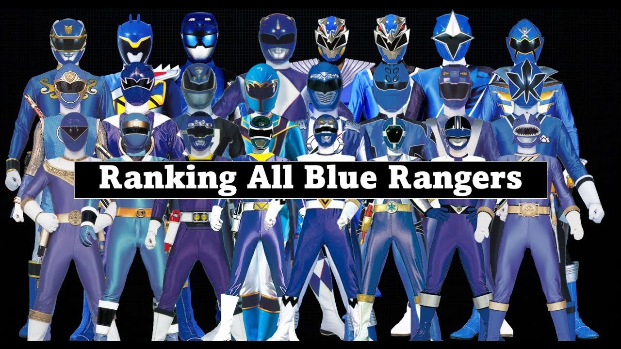 Every Single Blue Ranger Ranking All Blue Power Rangers - YouTube