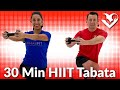 Full Body HIIT Tabata Workout 30 Minutes - Tabata HIIT Workout with Weights at Home