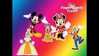 Mickey Mouse & Friends Finger Family Wrong Heads Learning Fruit Names Orange