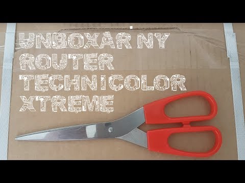 Unboxar min nya router! Technicolor TG799vac Xtream