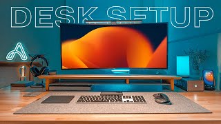 The MODERN Desk Setup 2023 – Full Tour \& Office Setup!