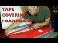 TAPE COVERING FOAMBOARD - For RC Airplane Construction