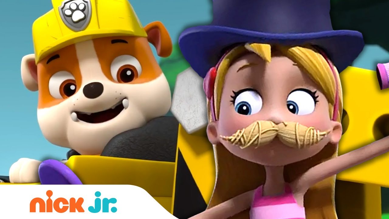 Rubble Helps Katie Go Undercover As Mayor Humdinger W Paw Patrol Skye And Rocky Rubble And Crew 