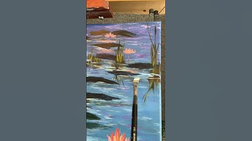 Painting Water Reflections - Putting Water Over the Reflection