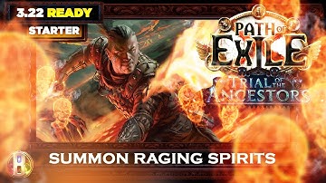 [PoE 3.22] SUMMON RAGING SPIRITS SRS GUARDIAN - PATH OF EXILE - ANCESTORS POE BUILDS REVIEW