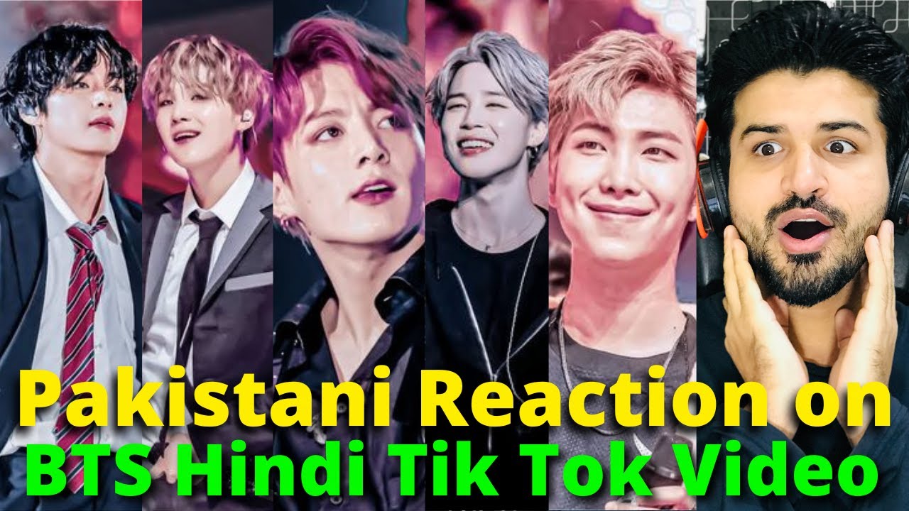 Pakistani Reacts on Bts Hindi Tik Tok | Reaction Vlogger
