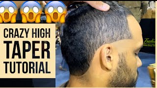 Craziest High Taper Tutorial! Maybe TOO High?