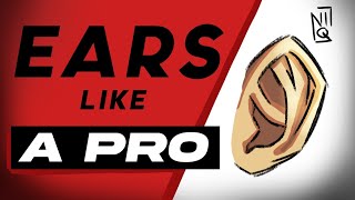 Drawing Tutorial - How To Draw Ear Like a Pro