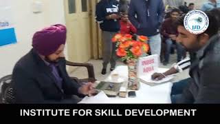 Job Fair By Indus Aqua & Eureka Forbes Companies Within The Insute Premises.