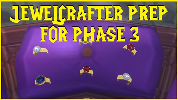 Vorbereitung für Phase 3: Juwelenschleiferei Guide