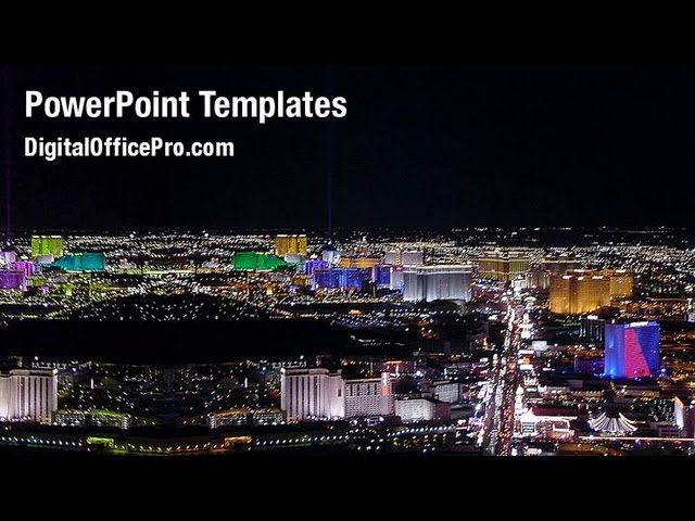 Las Vegas PowerPoint Template Backgrounds - DigitalOfficePro #03856W -  YouTube