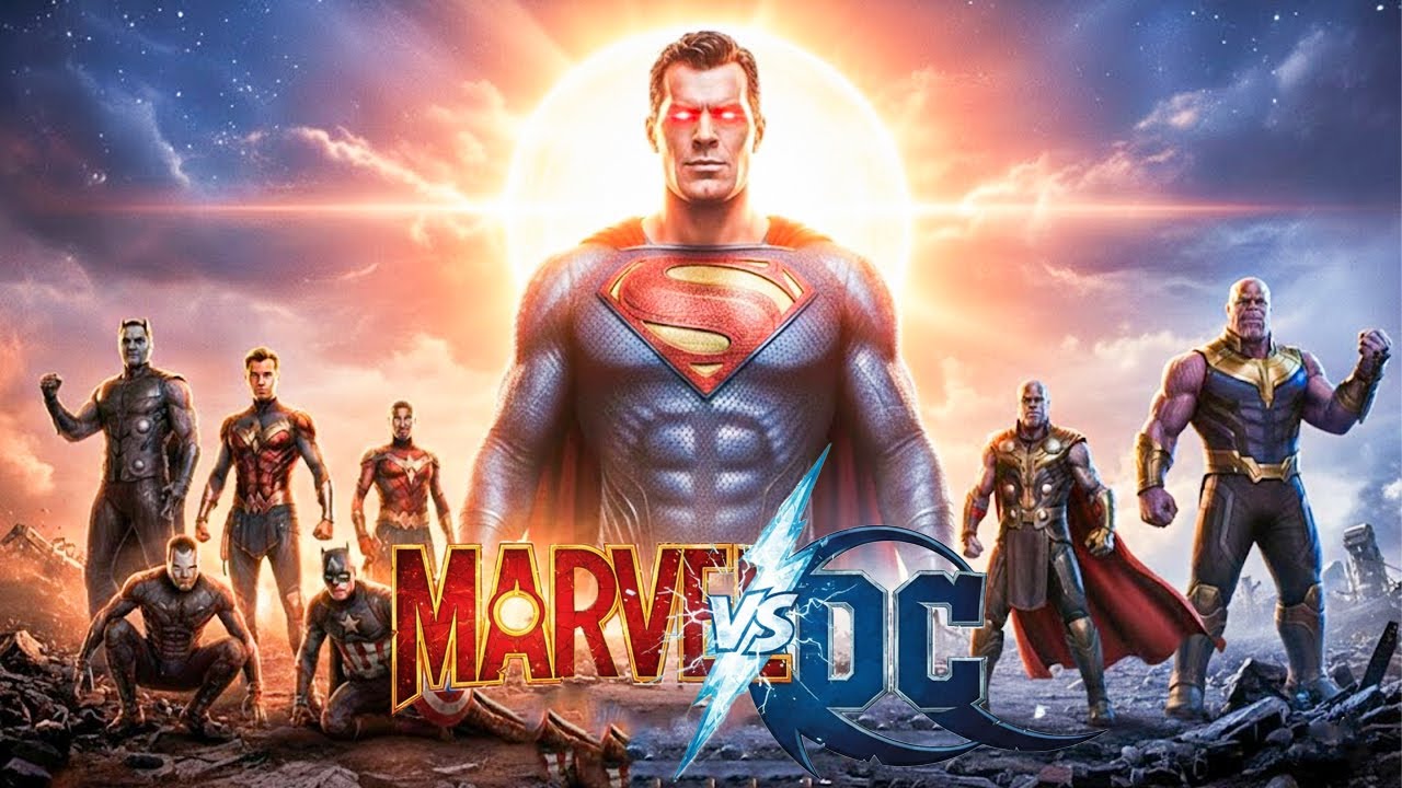Marvel vs DC – The Ultimate Crossover | Superman Prime vs Thanos & Darkseid: Who Survives This War?
