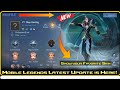 MOBILE LEGENDS UPCOMING UPDATE and NEW EVENTS!