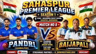 🔴LIVE:-🏆: MATCH 8 || SAHASPUR PREMIER LEAGUE SEASON 1 NIGHT CRICKET TOURNAMENT 2026 //#shiningstar