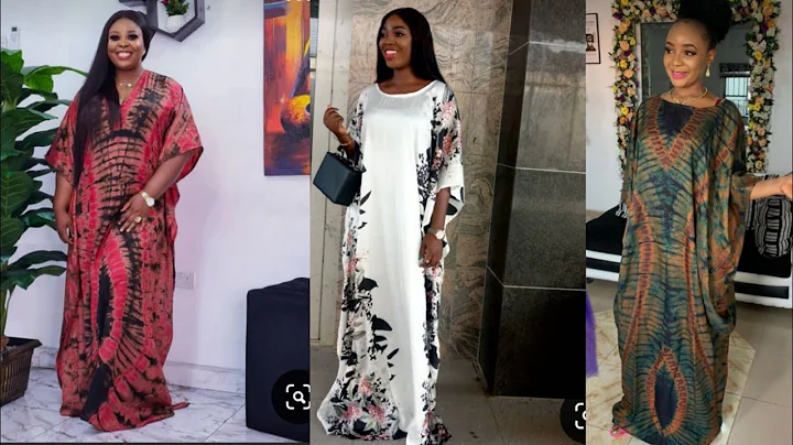 Easy BUBU dress. cutting and stitching. #abaya #boubou #bubu