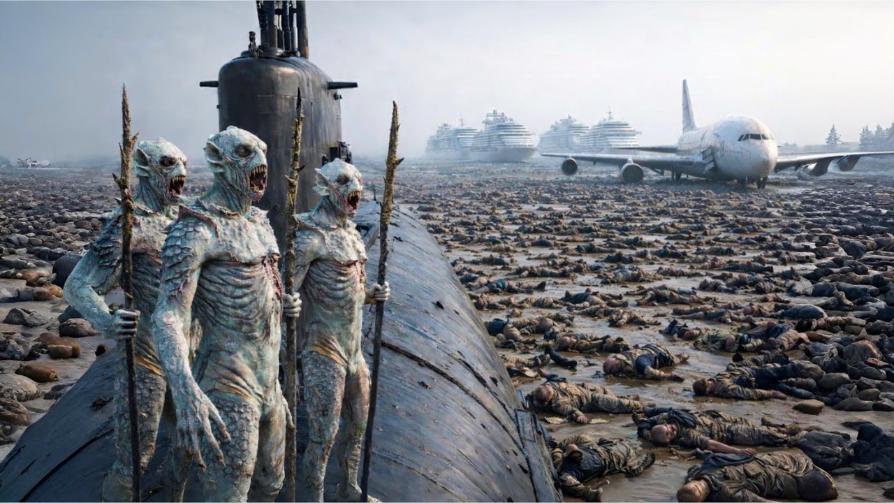 مخلوقات المحيط الخفية قرروا إن البشر لازم ينقرضوا The War Between the Land and the Sea #تلخيصة_FILM