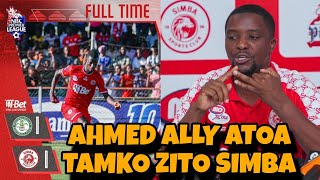 Alichokisema AHMED ALLY Baada ya SIMBA Kutoa Sare 1-1 Dhidi ya KAGERA SUGAR Mechi ya Ligi Kuu