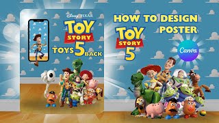 How to Design a Toy Story 5 Poster in Canva 🎨 | Pixar Fan Art Tutorial | KDV Creations screenshot 4