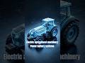 Electric agricultural machinery battery systems