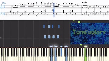 Spongebob Squarepants - Tomfoolery (Synthesia Piano Tutorial)