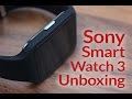 Sony SmartWatch 3 Unboxing
