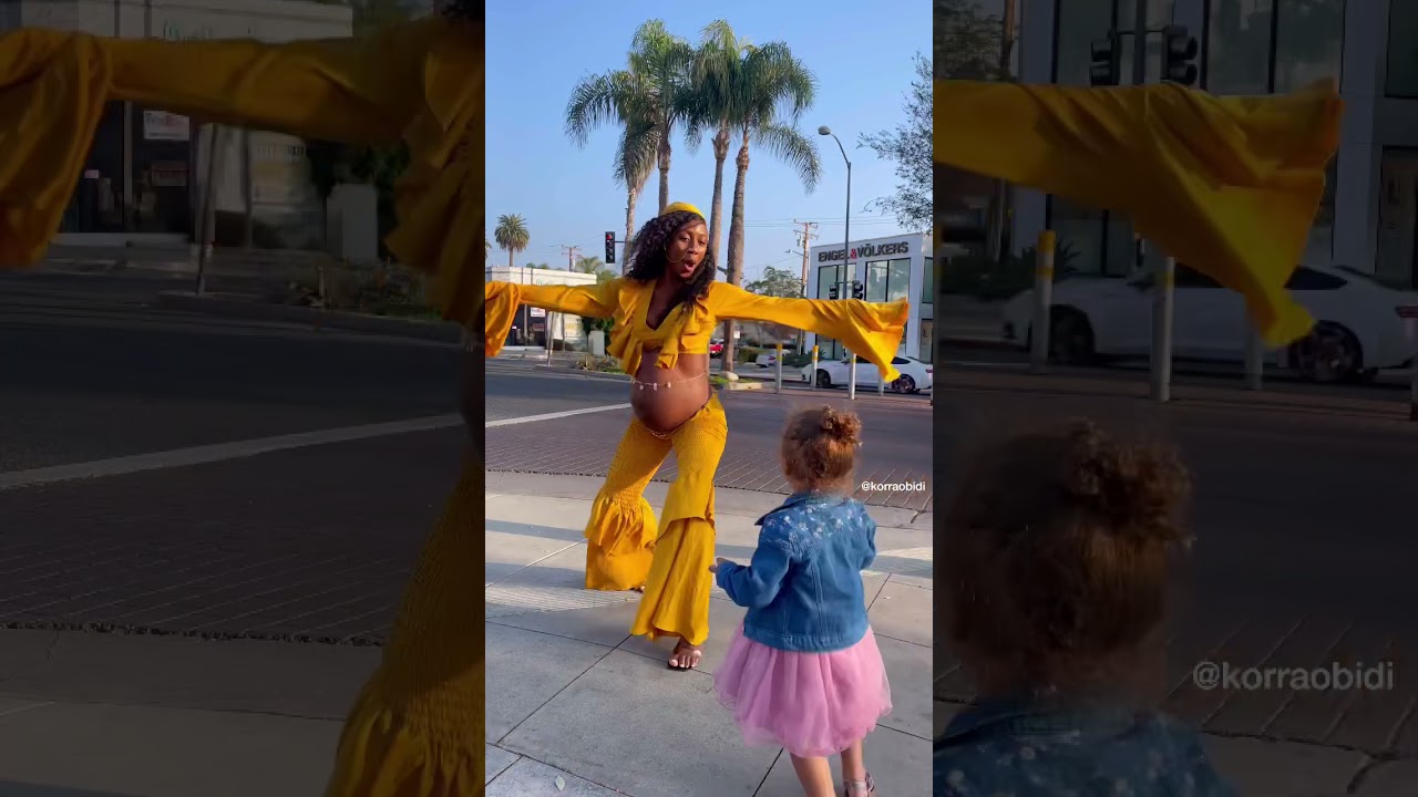 West Hollywood walks. Dancing to 