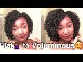 How I Break the Gel Cast + Fluff + Style My Edges On My Wash & Go | Natural Hair