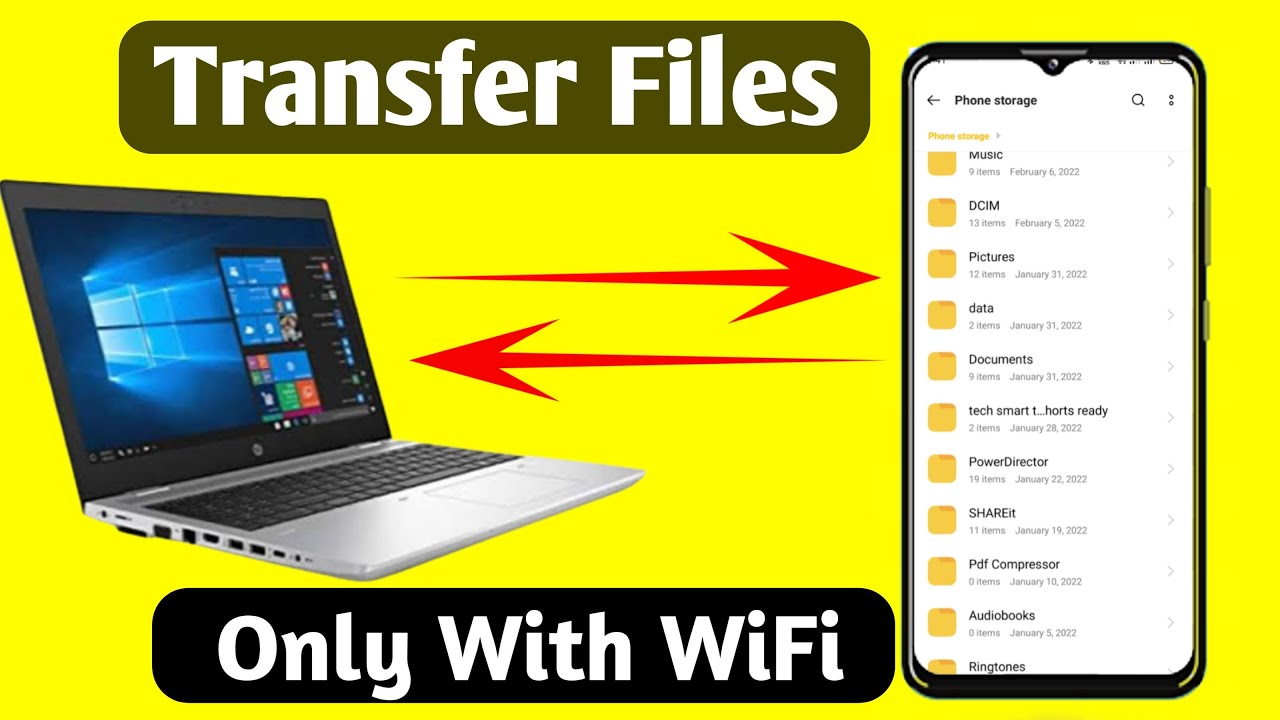 how to transfer presentation from laptop to phone