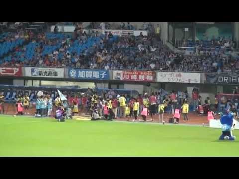 2015年7月25日 川崎 VS 清水 選手入場～キックオフ