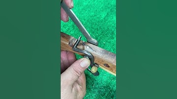 Handcraft a simple trigger mechanism # Craft Idea # DIY # for you relaxing
