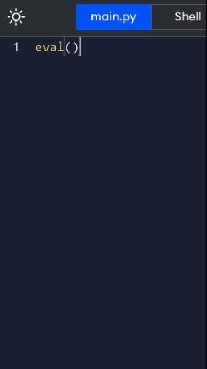 Python's Eval Function Explained In ONLY 20 Seconds #python # ...