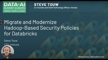 Migrate and Modernize Hadoop-Based Security Policies for Databricks