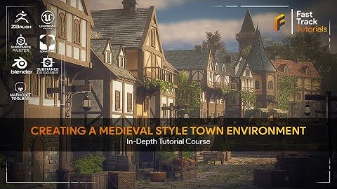Creating a Medieval Town Environment – Using UE5 & Blender