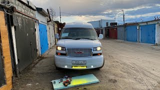 GMC Savana - Chevrolet Express замена свечей зажигания.