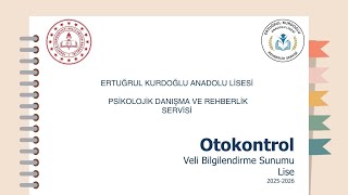 Otokontrol Veli̇ Bi̇lgi̇lendi̇rme Sunumu