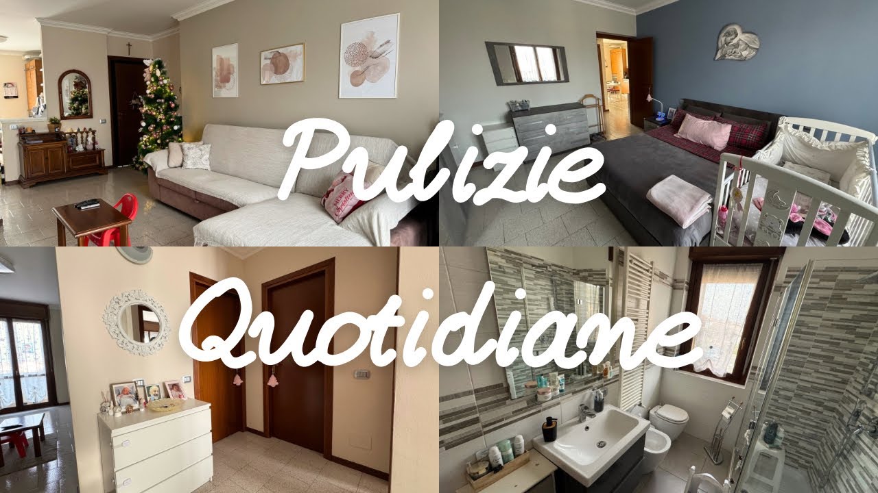 PULIZIE QUOTIDIANE di TUTTA casa 🫧🧺